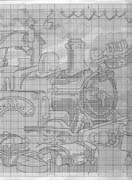 Schema punto croce Treno 3