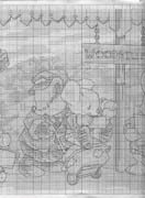 Schema punto croce Treno 4