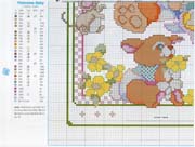 Schema punto croce Welcome Baby 1d