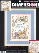 Schema punto croce Welcome Little 1