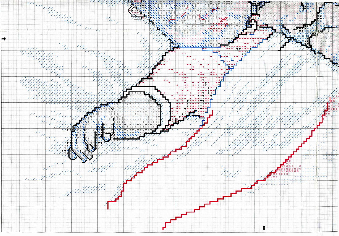 Schema punto croce Sogni Felici 2