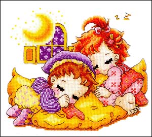 Schema punto croce Sonnellino 9