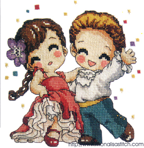 Schema punto croce Tango 2