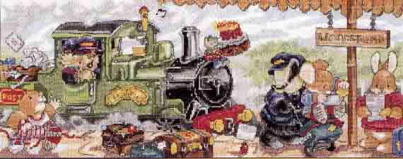 Schema punto croce Treno 1