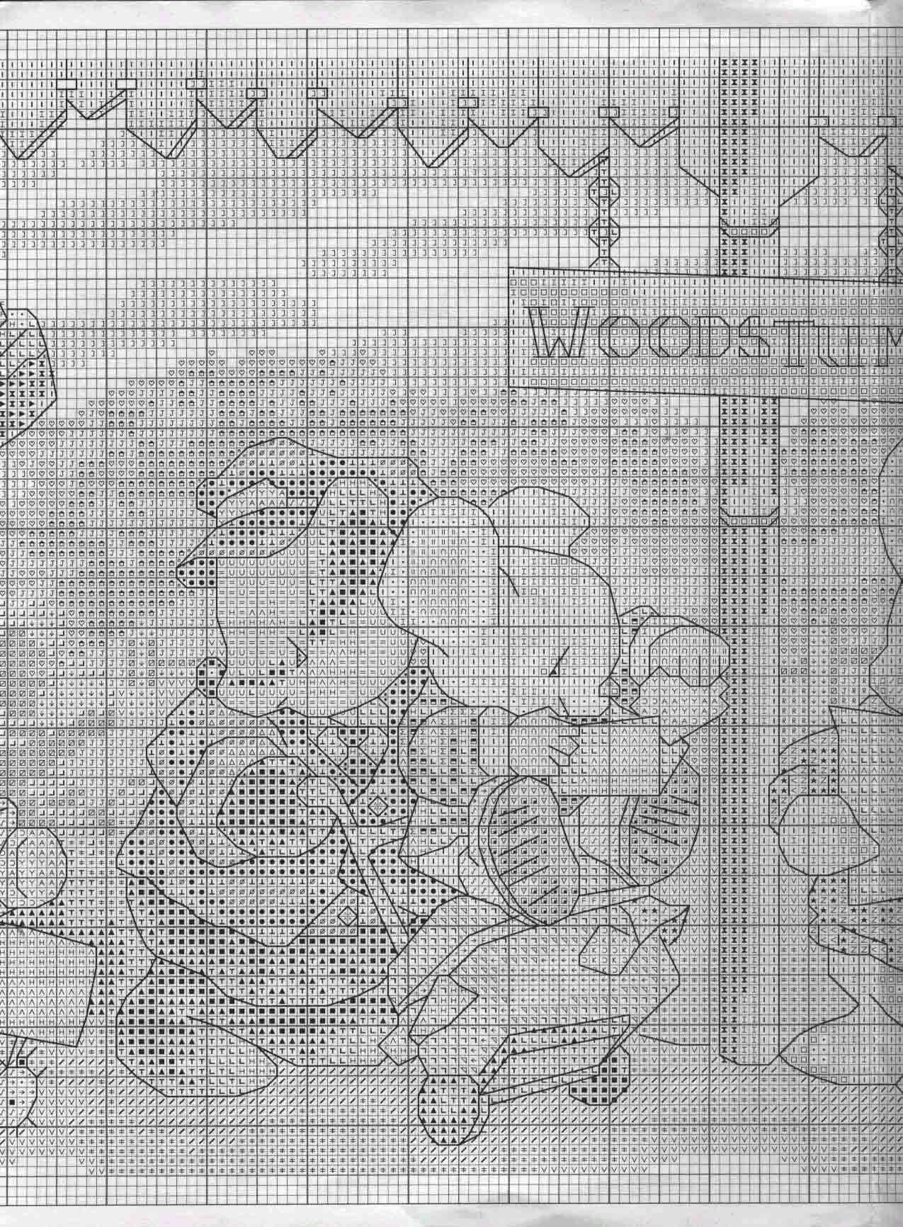 Schema punto croce Treno 4