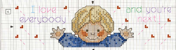 Schema punto croce Motivi 26