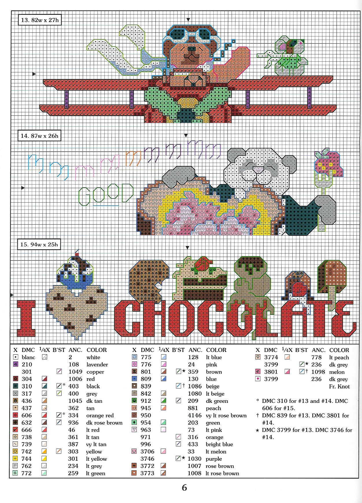 Schema punto croce Motivi 42