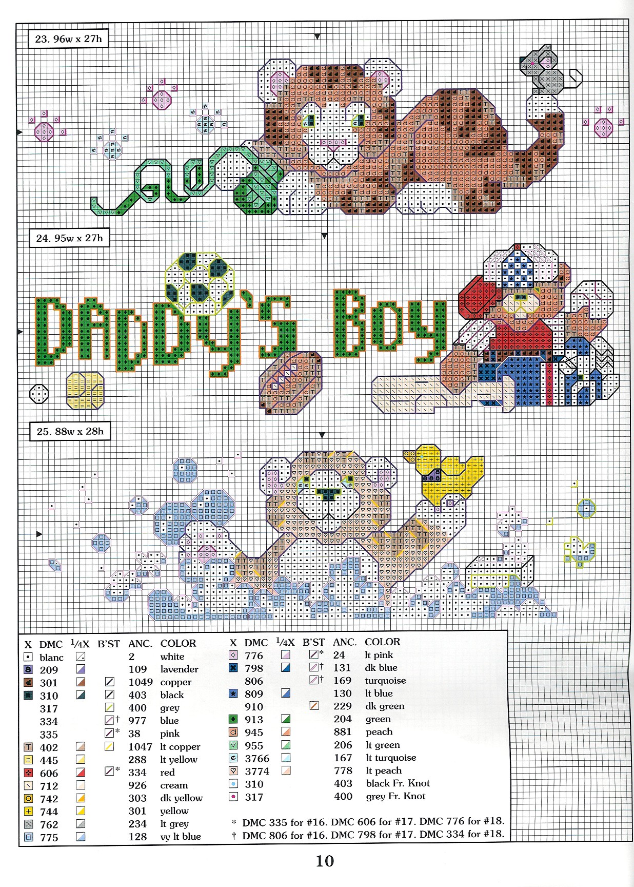 Schema punto croce Motivi 47