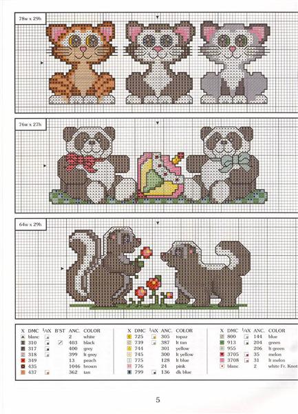 Schema punto croce Motivi 74