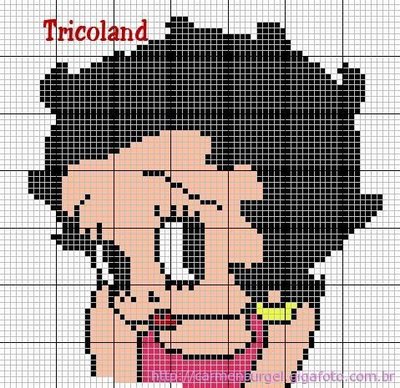 Schema punto croce Betty Boop 19