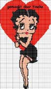 Schema punto croce Betty Boop 14