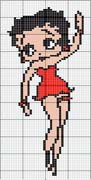 Schema punto croce Betty Boop 17