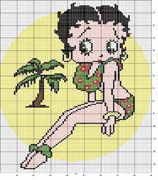 Schema punto croce Betty Boop 2