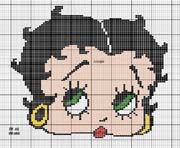Schema punto croce Betty Boop 3