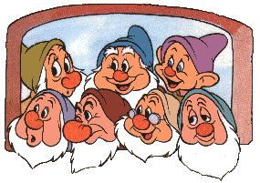 Schema punto croce I 7 Nani 1