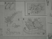 Schema punto croce Matrimonio 39