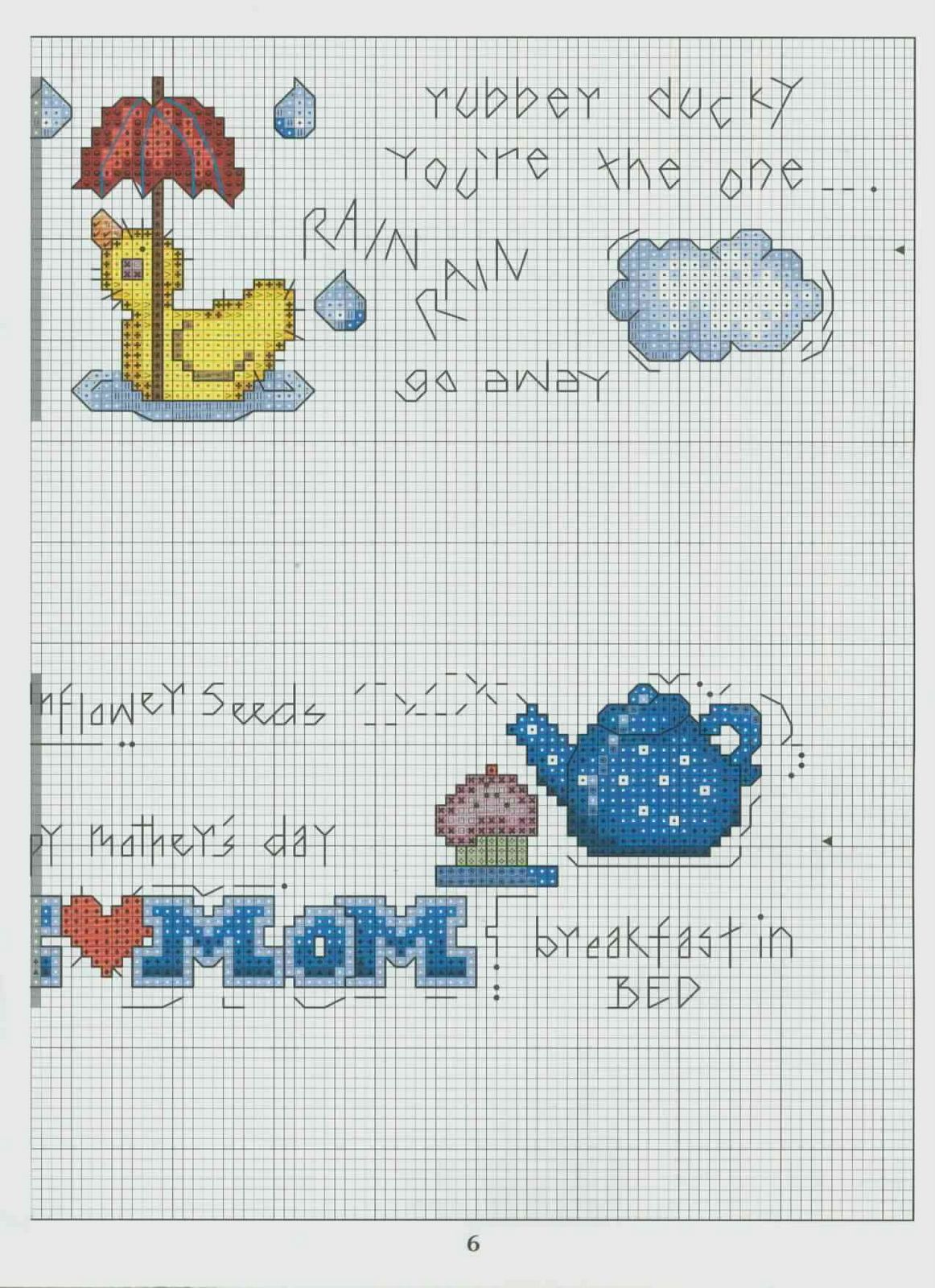 Schema punto croce Aprile Maggio2