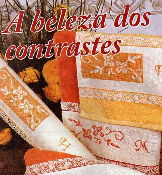 Schema punto croce Asciugamani 19