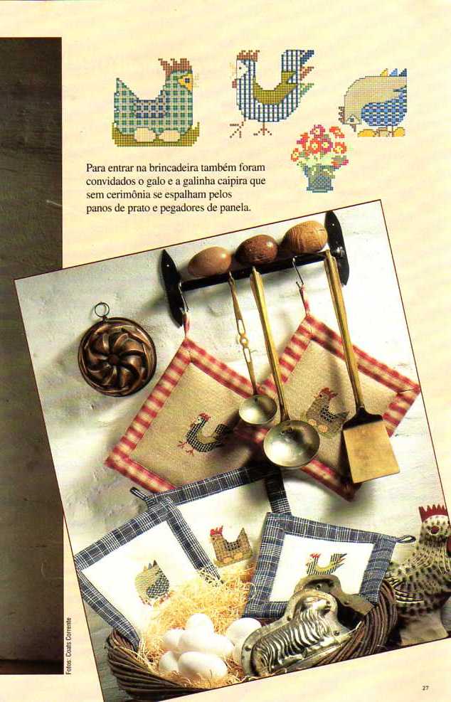 Schema punto croce Asciugapiatti 02