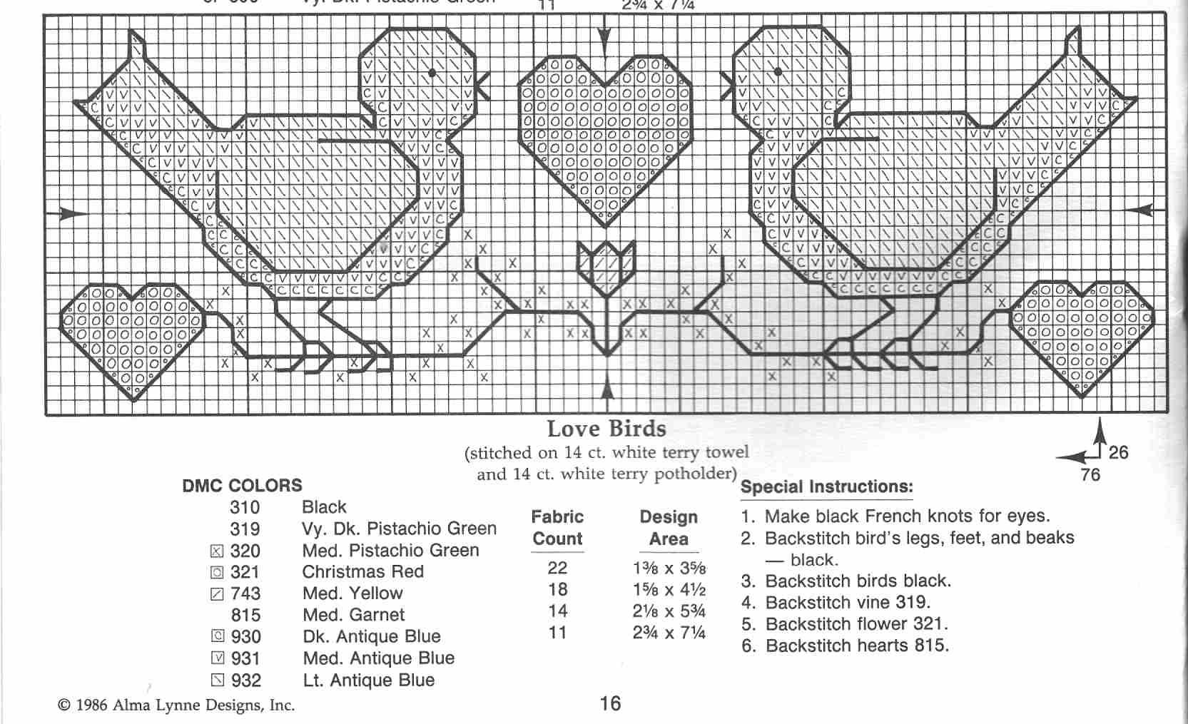Schema punto croce Bordering On Towel 11