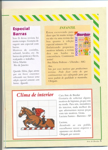 Schema punto croce Bordi Floreali 03