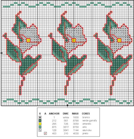 Schema punto croce Calle 02