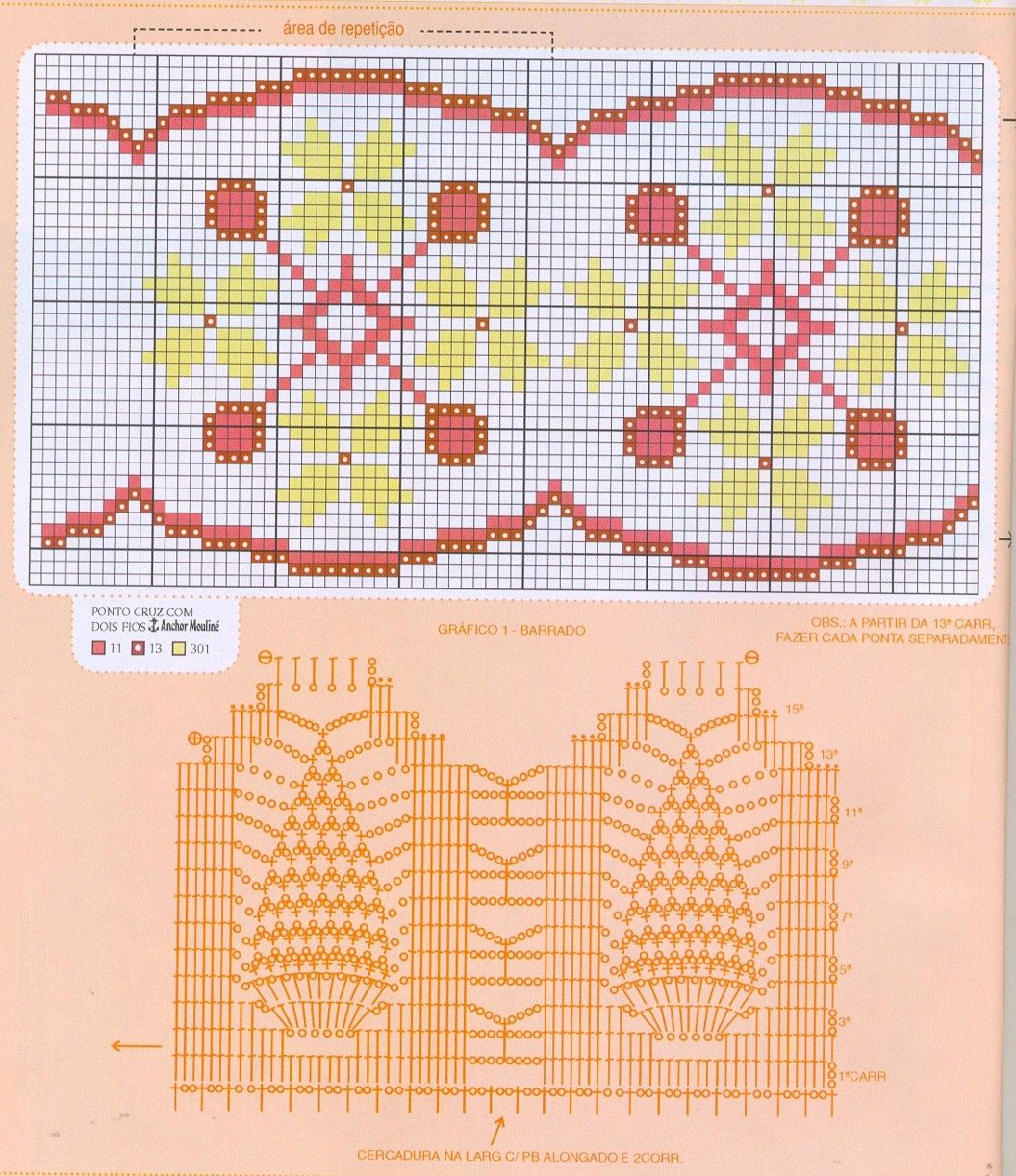 Schema punto croce Geometrie 68