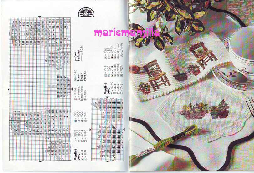 Schema punto croce Sedie