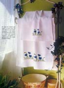 Schema punto croce Asciugamani 01