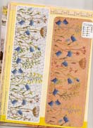 Schema punto croce Asciugamani Fiori 27