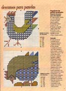 Schema punto croce Asciugapiatti 04