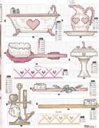 Schema punto croce Bagno 02