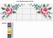 Schema punto croce Barradinho Flores 7