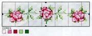 Schema punto croce Barradinho Rosa