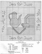 Schema punto croce Bordering On Towel 16