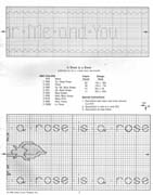 Schema punto croce Bordering On Towel 22