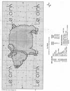 Schema punto croce Bordering On Towel 23