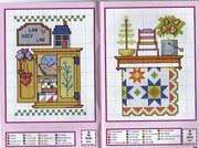 Schema punto croce Bordi Cucina 05