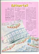 Schema punto croce Bordi Floreali 01