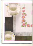 Schema punto croce Bordi Floreali 04