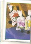 Schema punto croce Bordi Floreali 10