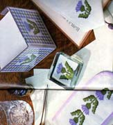 Schema punto croce Bordi Floreali 112