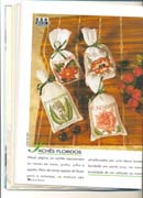 Schema punto croce Bordi Floreali 12