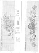 Schema punto croce Bordi Floreali 38