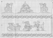 Schema punto croce Cenefas 118