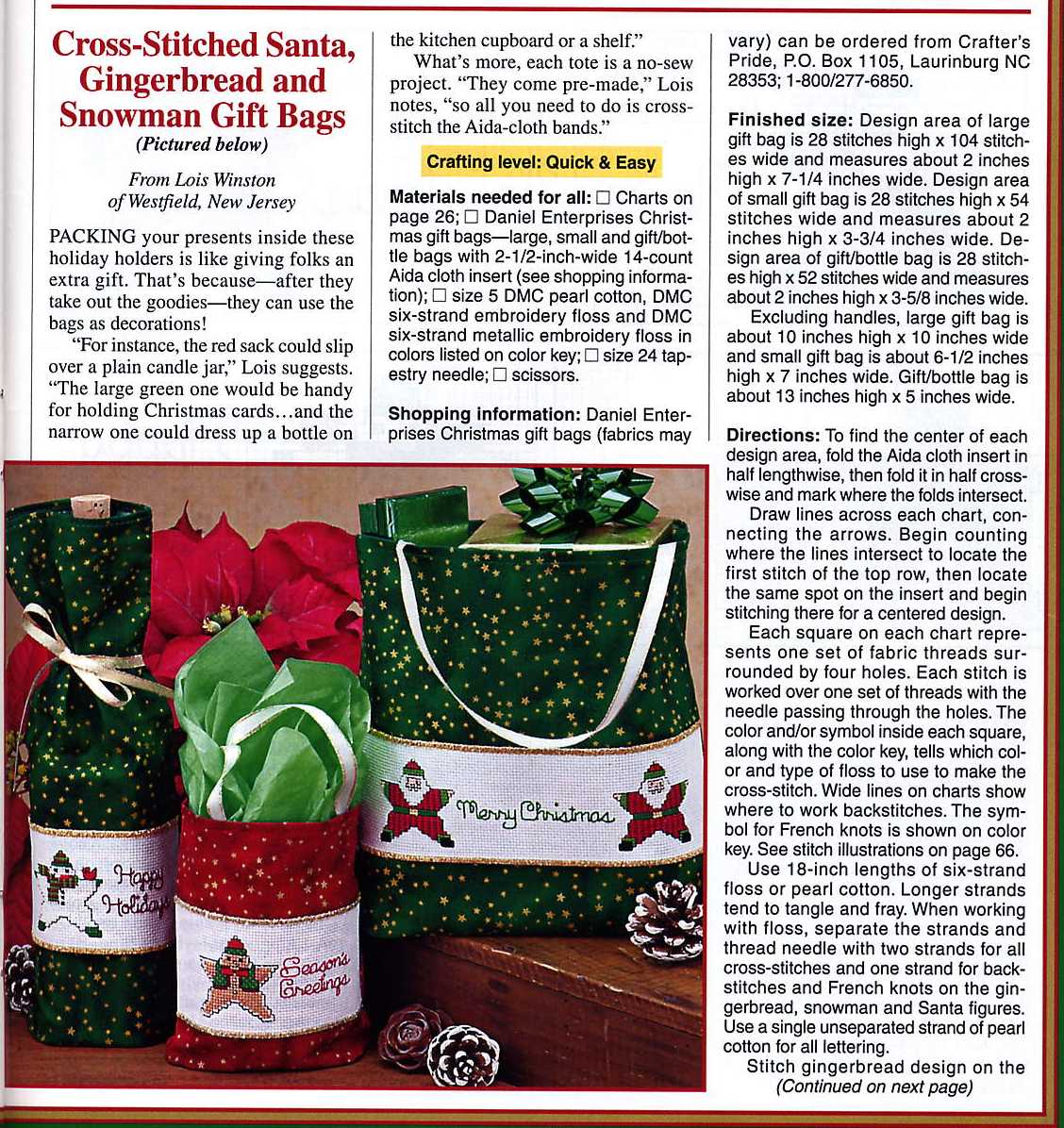 Schema punto croce Motivi Natale 1