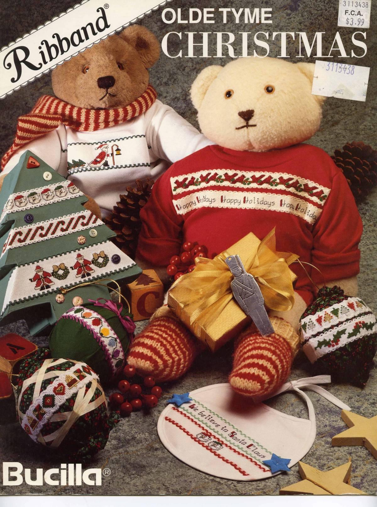 Schema punto croce Natale Antico 01