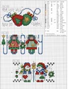 Schema punto croce Bordini 2b