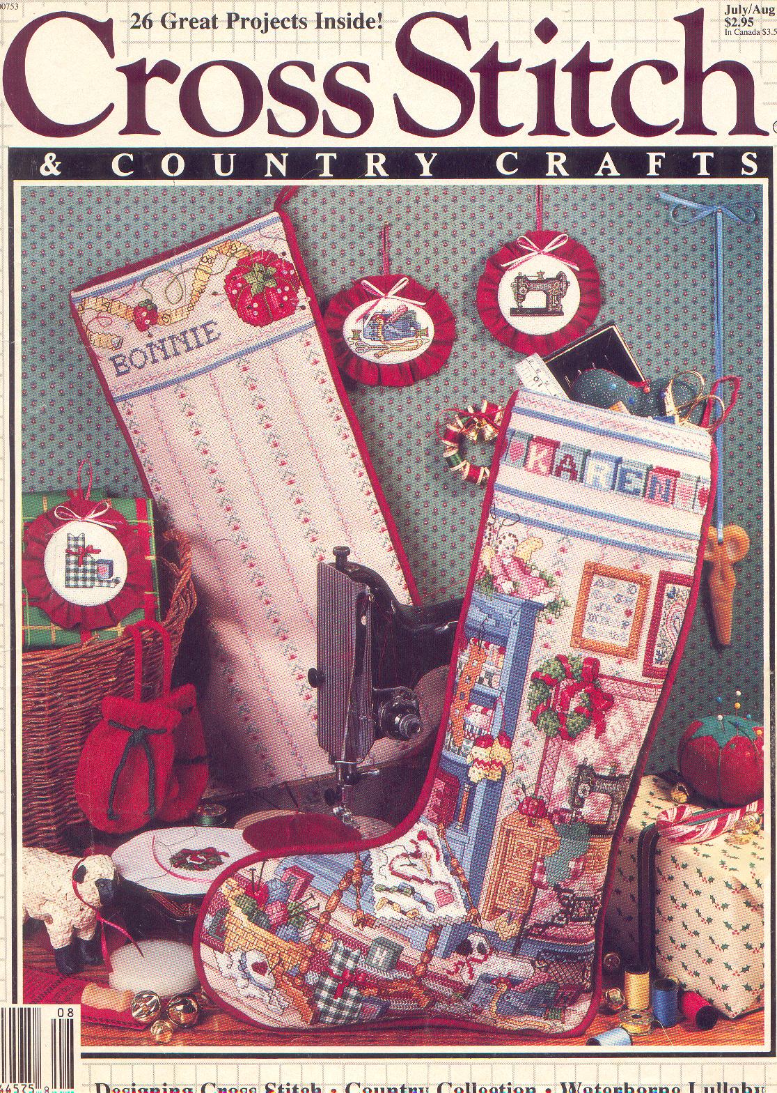 Schema punto croce Calza 1a