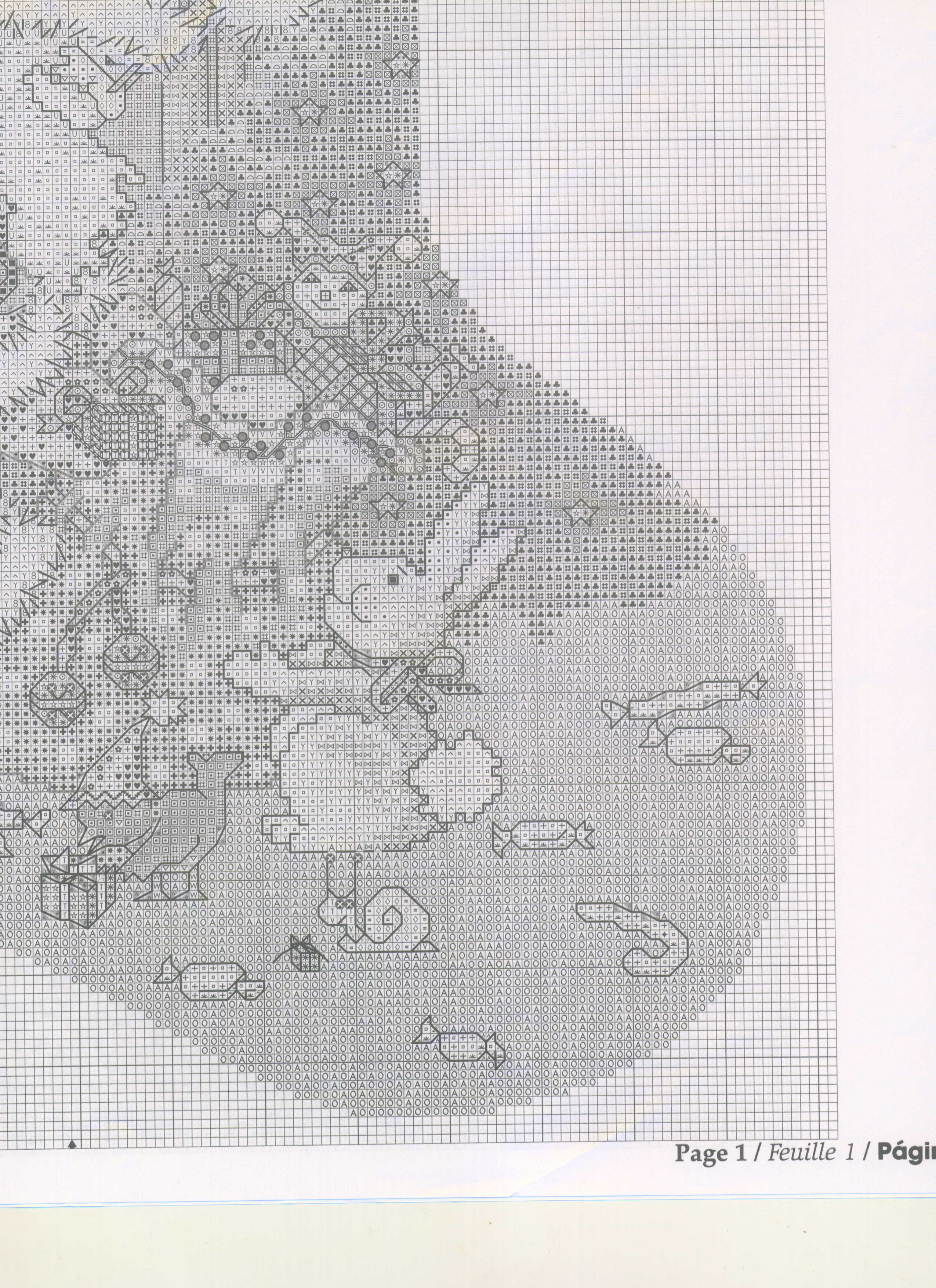 Schema punto croce Calza Babbonatale 15e